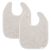 Set van 2 badstof slabben - Bib 2-pack dijon daily stone 
